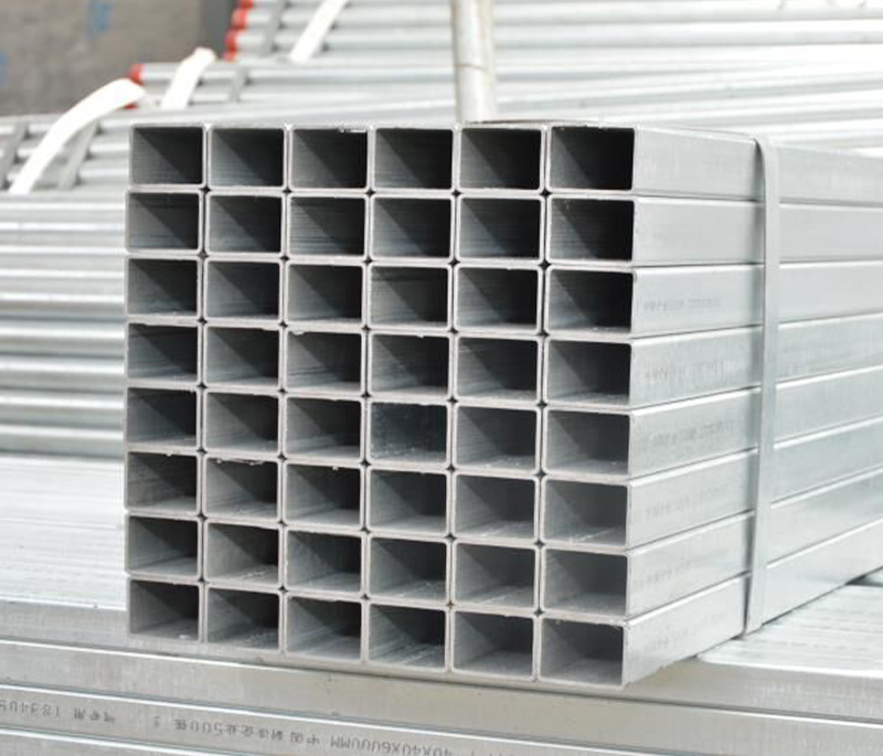 Hot Dip Galvanized Rectangle And Square Steel Pipe